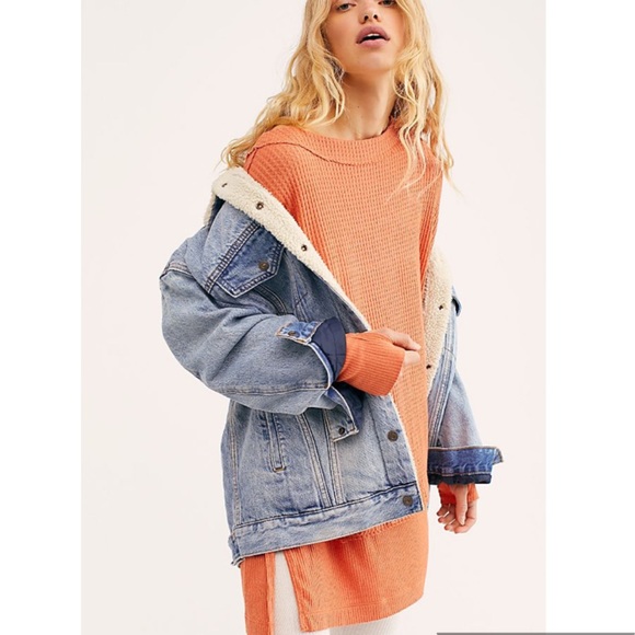 Free People North Shore Thermal Knit Tunic Top XS - Picture 4 of 10